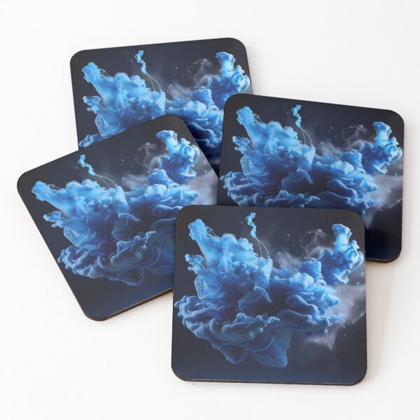 Item preview, Blue Nebula - Ethereal Ink Cloud designed and sold by anytka.
