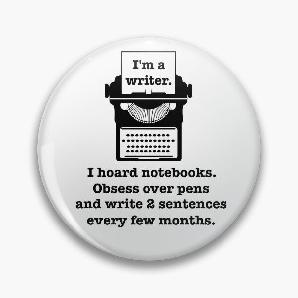 Item preview, Writer Sticker, Writing, Writers Block, Writer, Writer Gift, Writer Gifts, Write Lover, Gift for Writers, Gifts for Writers, Gift for Writer designed and sold by Brenda Hernandez.