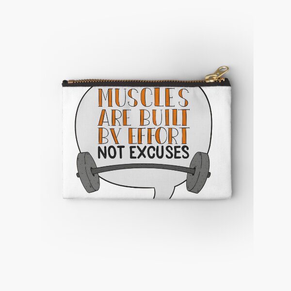 Item preview, Muscles are bili by effort not excuses designed and sold by Shiningsticker8.