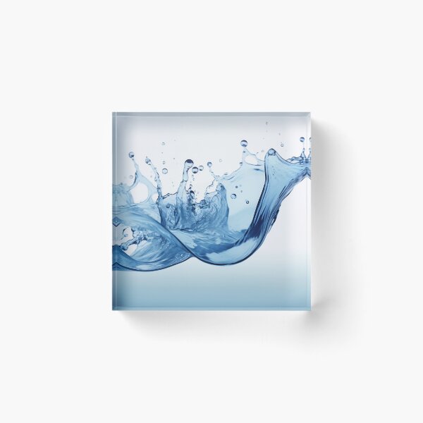 Item preview, Serene Blue Splash Waves designed and sold by anytka.