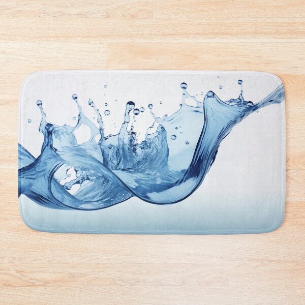 Item preview, Serene Blue Splash Waves designed and sold by anytka.