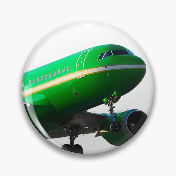 Item preview, Green Airplane for aviation lovers designed and sold by EMairplanes.