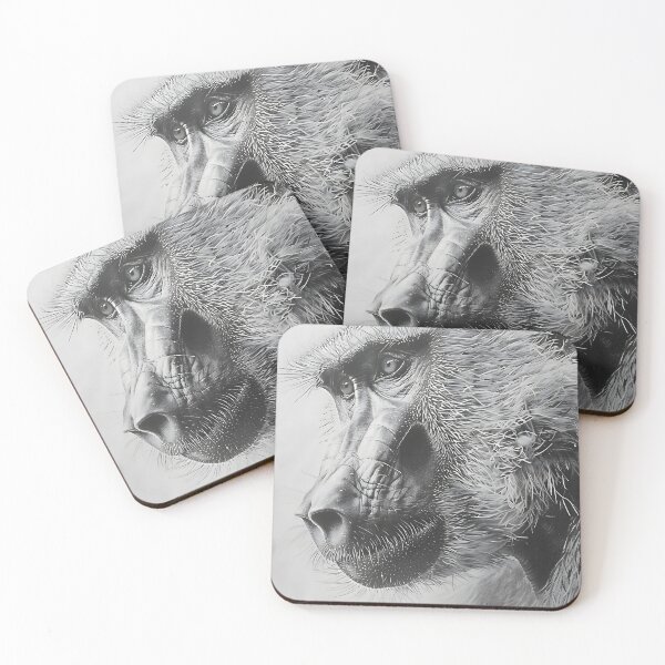 Item preview, Realistic pencil drawing of a Baboon designed and sold by Pencil-Art.