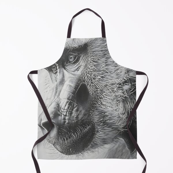Item preview, Realistic pencil drawing of a Baboon designed and sold by Pencil-Art.