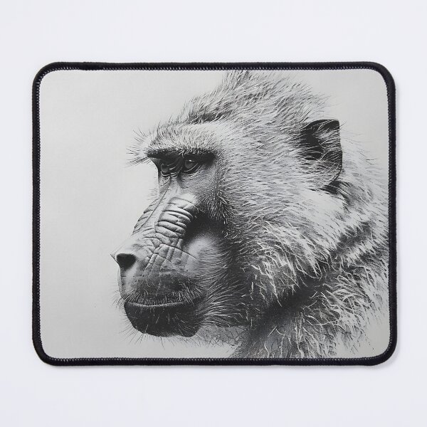 Item preview, Realistic pencil drawing of a Baboon designed and sold by Pencil-Art.