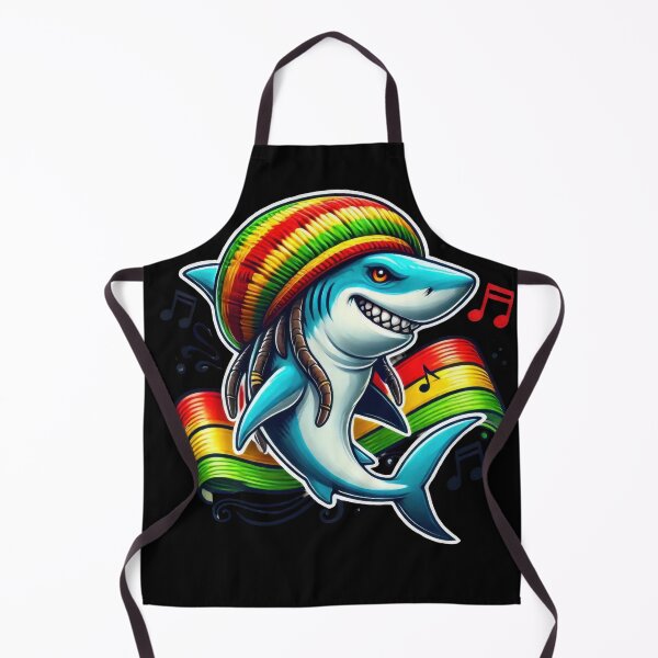 Artikelvorschau, Reggae Shark Rasta Themendesign entworfen und verkauft von SandbarTees.