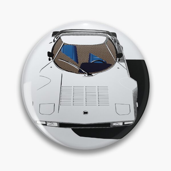 Item preview, White Lancia Stratos Pop Art  designed and sold by Colby Martin Art.