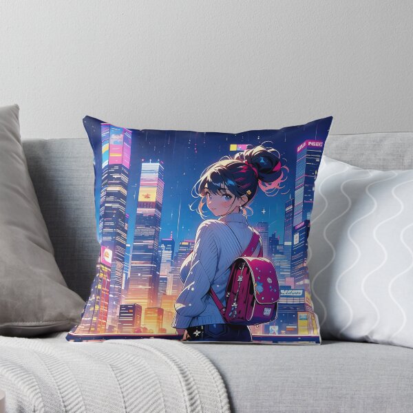 Item preview, Manga school female in the city - Manga digital art designed and sold by TheArtistOf2022.
