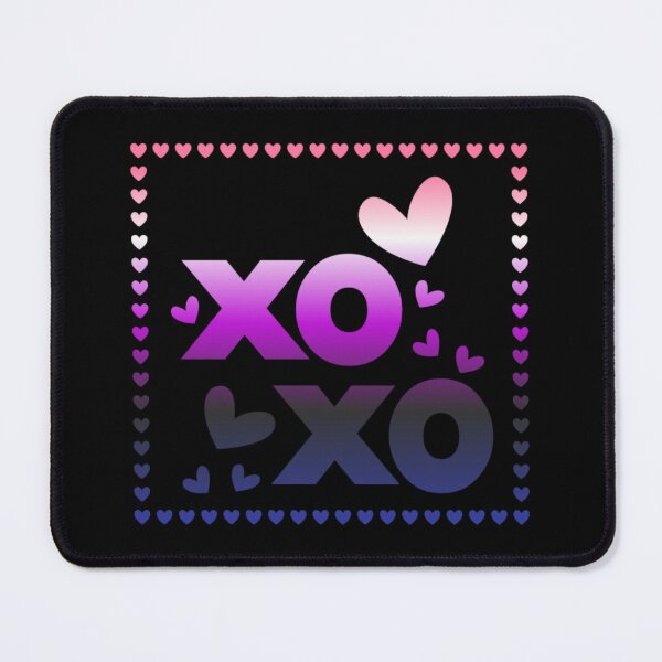 Item preview, Valentines XOXO Hearts, Genderfluid pride flag graphic, xoxo and hearts Graphic, love, xoxo, hearts, 14th February, Valentines Day, designed and sold by PrideBeProud.