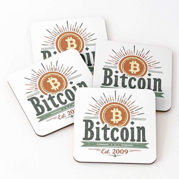 Item preview, A Vintage Retro Distressed Bitcoin Design designed and sold by The Hustlin' 4 My Family Designs.