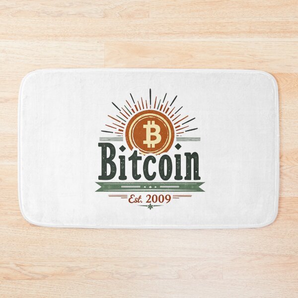 Item preview, A Vintage Retro Distressed Bitcoin Design designed and sold by The Hustlin' 4 My Family Designs.