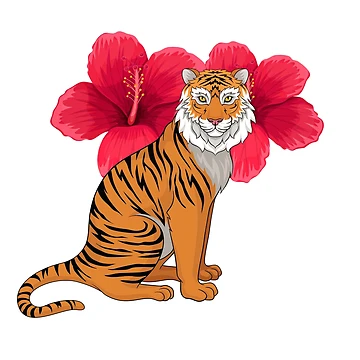 Artwork thumbnail, TigerSticker by hsstudio2025