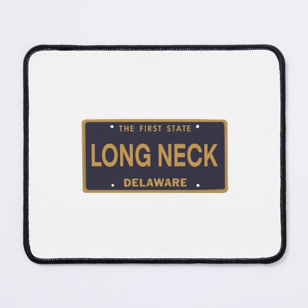 Item preview, Long Neck Delaware License Plate designed and sold by delmarvastickers.