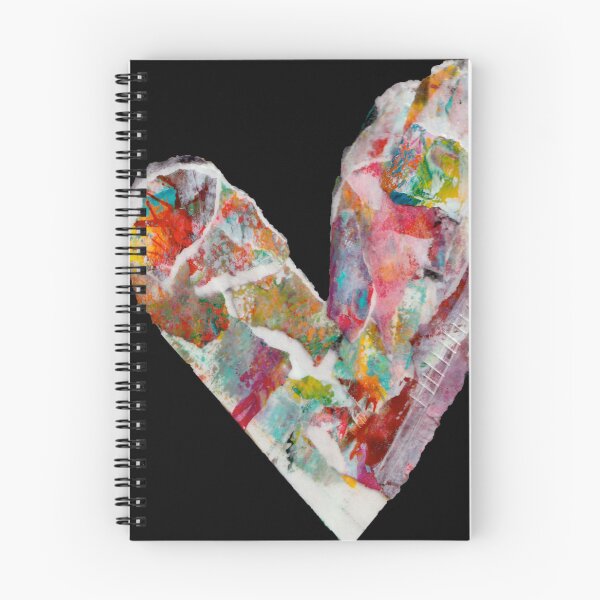 Item preview, Big Collaged Heart Art by Kathleen Tennant designed and sold by KATHLEEN TENNANT ART.