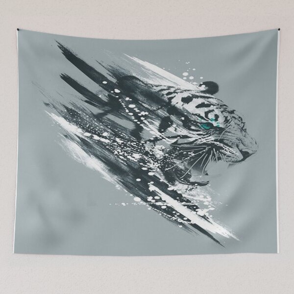 Artikelvorschau, Sibirischer Tiger entworfen und verkauft von leen12 Art Designs Prints.
