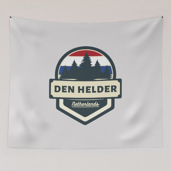 Item preview, Den Helder Netherlands Retro Vintage Badge designed and sold by World Designs.