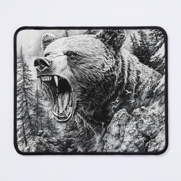 Item preview, Realistic Grizzly bear pencil drawing designed and sold by Pencil-Art.