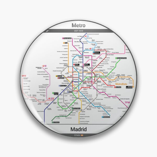 Item preview, Subway - Madrid designed and sold by aleibanez.