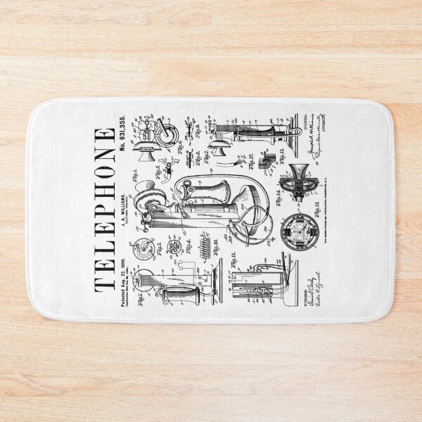 Item preview, Telephone Vintage Patent Antique Retro Telephonist Phone designed and sold by GrandeDuc.