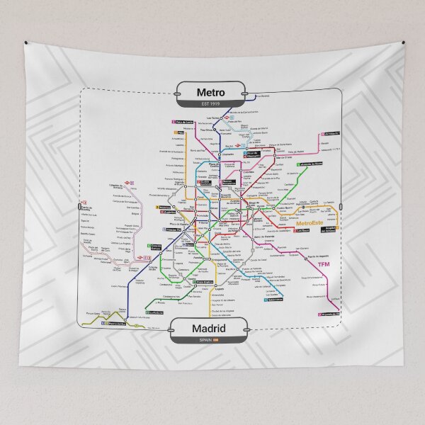 Item preview, Subway - Madrid designed and sold by aleibanez.