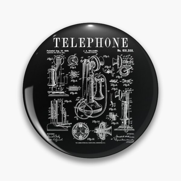Item preview, Telephone Vintage Patent Antique Retro Telephonist Phone designed and sold by GrandeDuc.