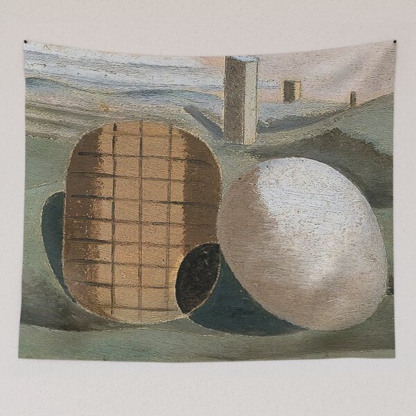 Item preview, Paul Nash - Landscape Composition (objects In Relation) designed and sold by irynaartbyim.