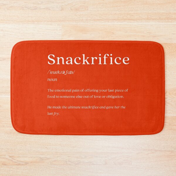 Item preview, Dictionary: Snackrifice designed and sold by nature. electrified..