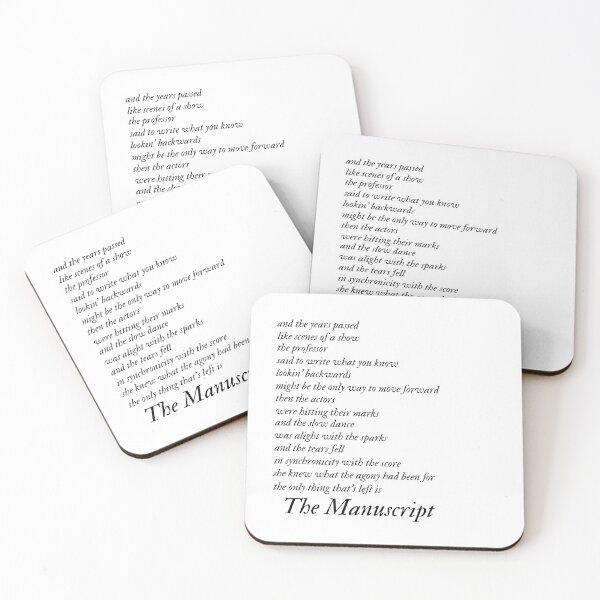 Item preview, The Manuscript Lyrics designed and sold by abay14.