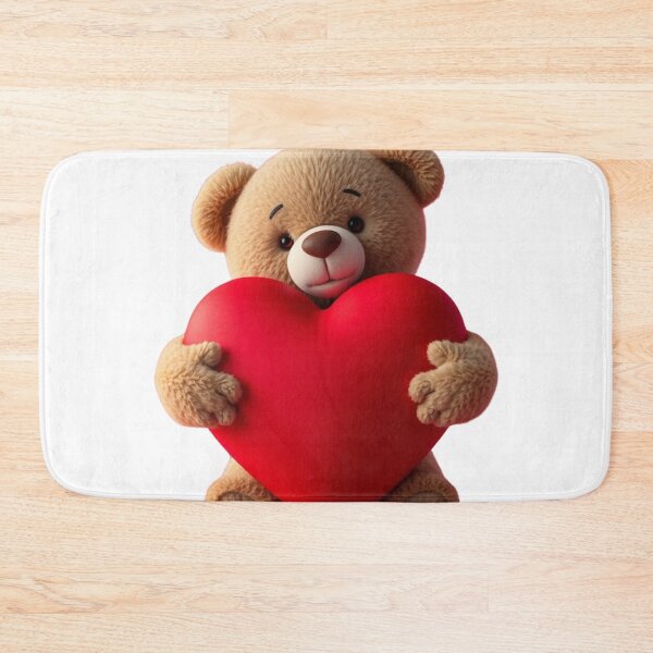 Item preview, Teddy Bear with a Big Heart designed and sold by Ink And Inspire.