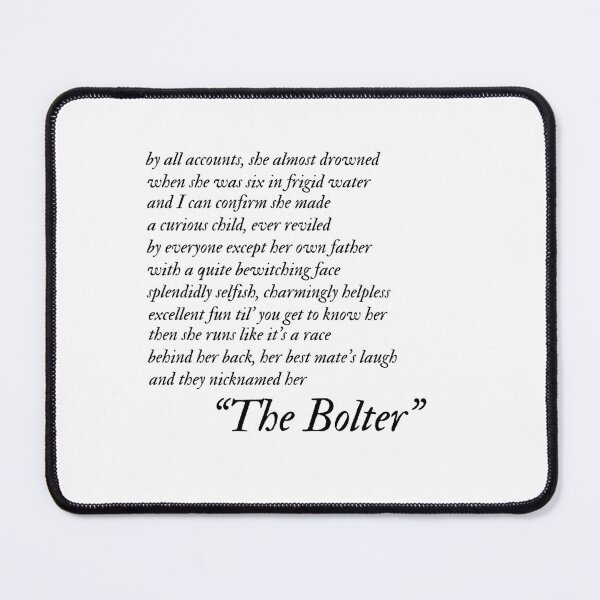 Artikelvorschau, The Bolter — The Bolter Song-Lyrics und -Übersetzung entworfen und verkauft von abay14.