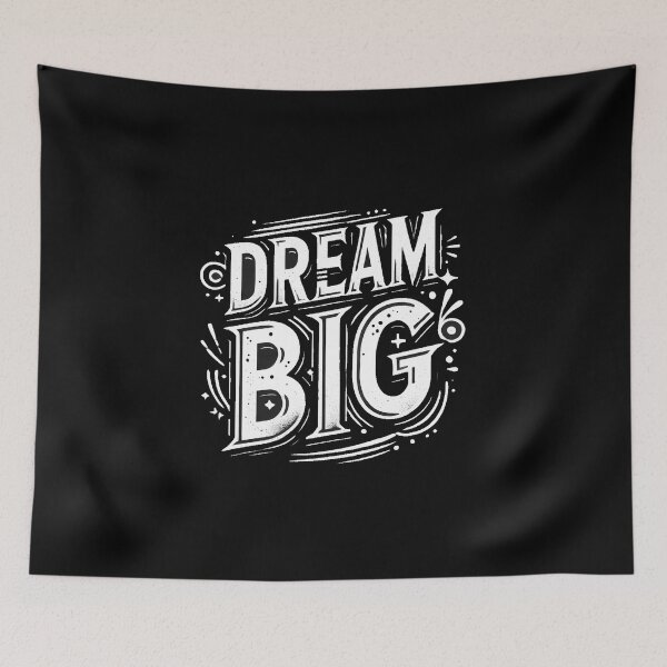 Item preview, Modern Typography: Dream Big Statement Piece designed and sold by Eiadlight.
