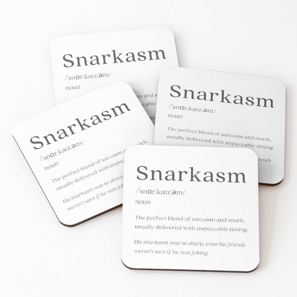 Item preview, Dictionary: Snarkasm designed and sold by nature. electrified..