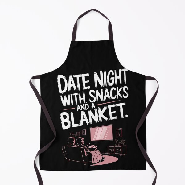 Item preview, Date Night With Snacks And A Blanket Cozy Date Night designed and sold by Quirky Shirts.