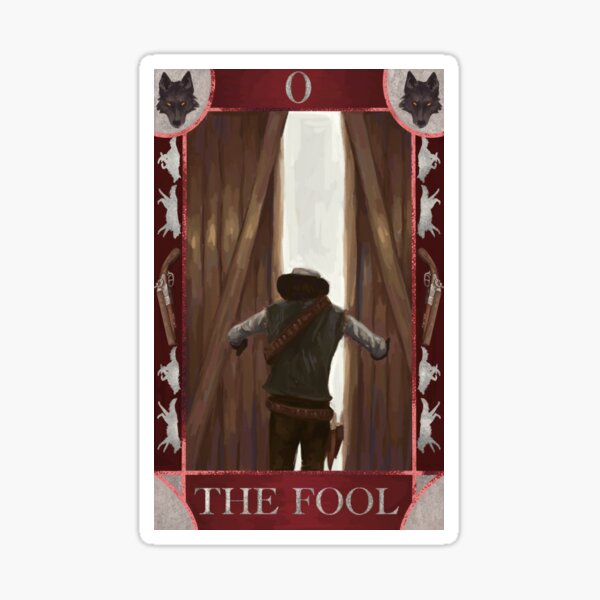 Vista previa del artículo con la obra «El tarot del loco rdr2», diseñado y vendido por Brothermoth.