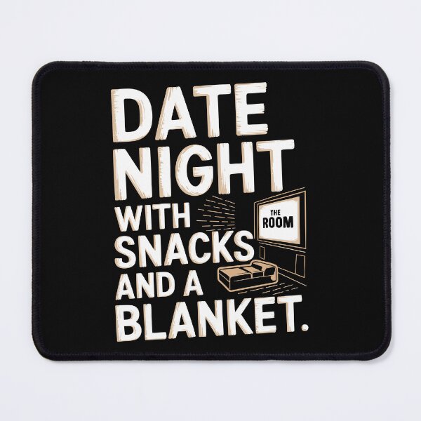 Item preview, Cozy Date Night With Snacks And A Blanket designed and sold by Quirky Shirts.