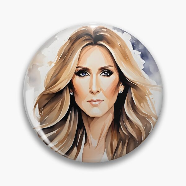 Aperçu de l'œuvre Céline Dion en aquarelles créée et vendue par bogfl.
