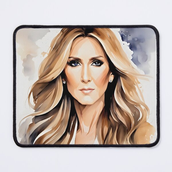 Item preview, Celine Dion in watercolors designed and sold by bogfl.