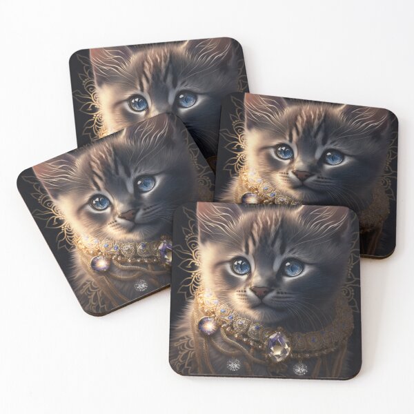 Item preview, Jeweled Kitten designed and sold by Solace Sparkles.