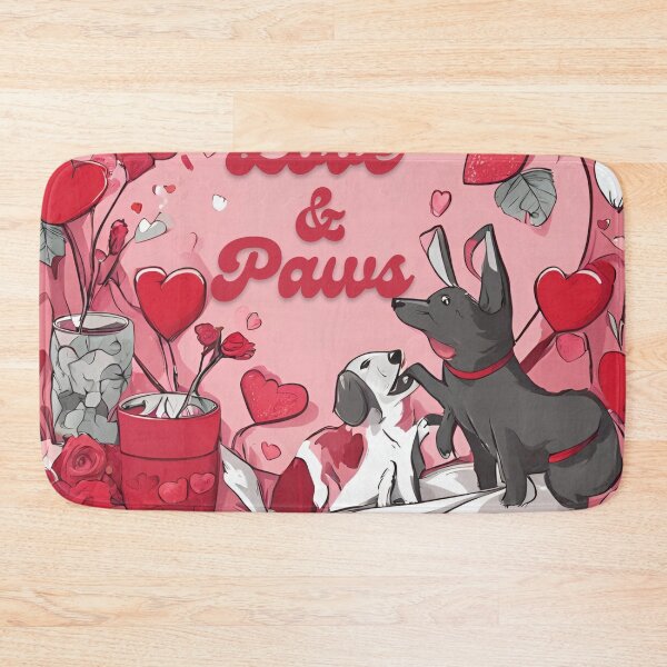 Item preview, Love & Paws Romantic Pet-Themed Artwork designed and sold by cosmiccircles01.