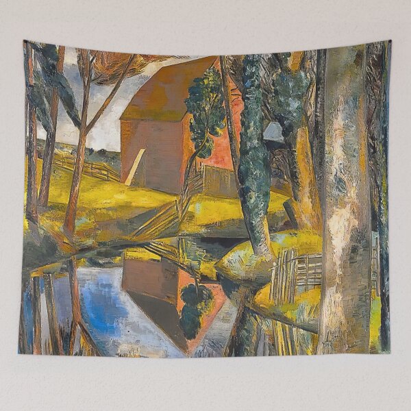 Item preview, Paul Nash - Estanque Oxenbridge designed and sold by irynaartbyim.