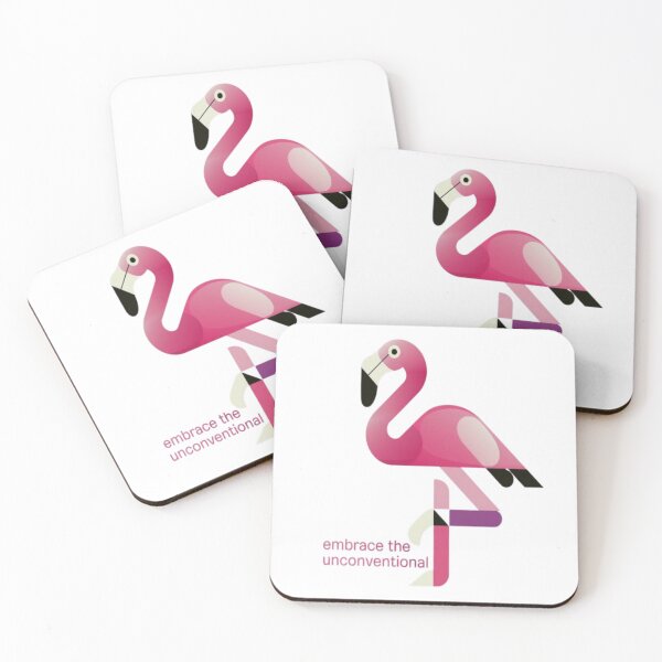 Item preview, Abstract Flamingo Elegance: Modern Twist on Nature’s Grace designed and sold by Petpixy.