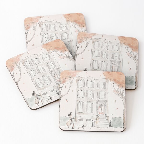 Item preview, Fall in the City Illustration designed and sold by studioemme.