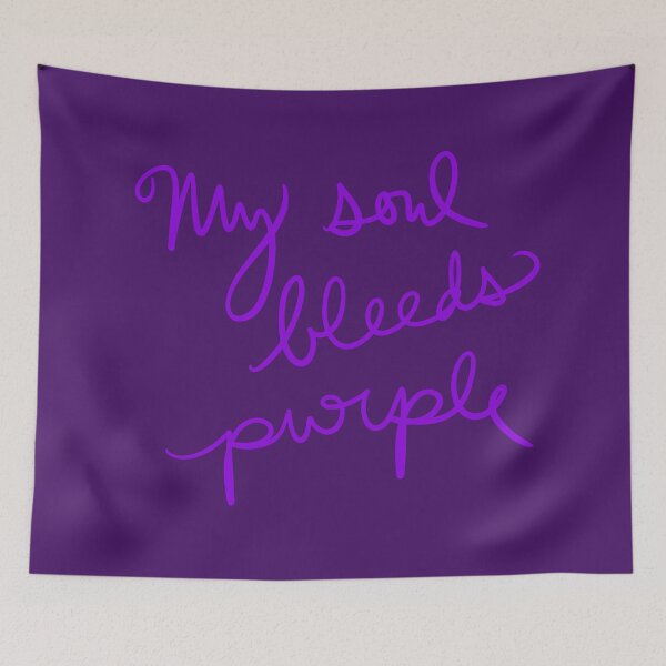 Item preview, My Soul Bleeds Purple designed and sold by abeink.
