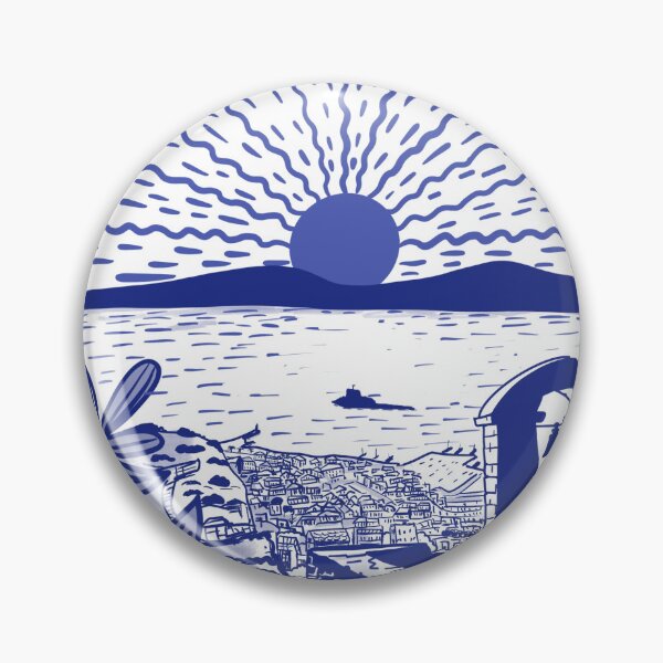 Item preview, Nafplio Greece sticker Mugs vintage  designed and sold by Arctic frame studio.