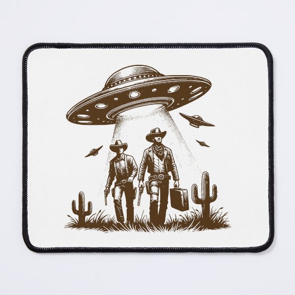 Item preview, UFOs and Cowboys designed and sold by roswellboutique.