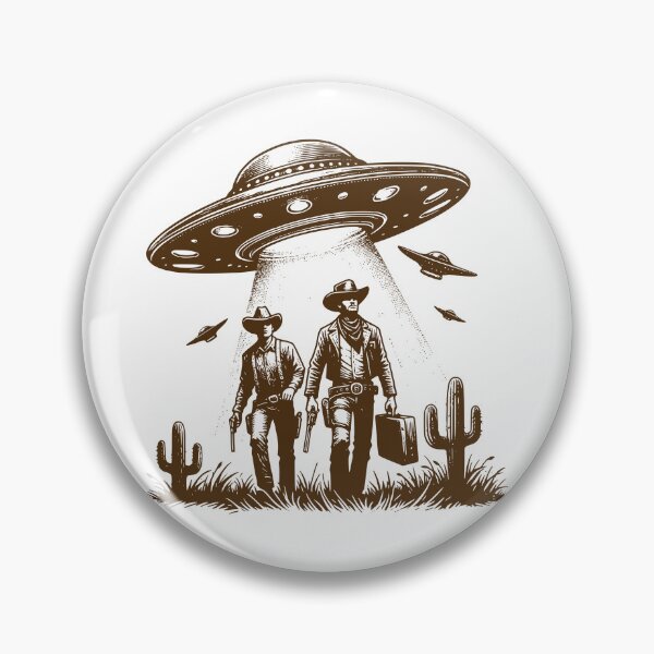 Item preview, UFOs and Cowboys designed and sold by roswellboutique.
