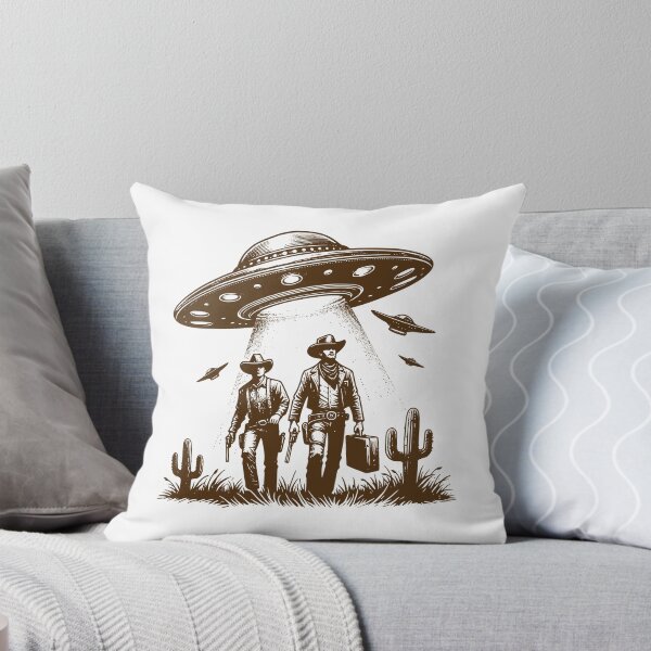 Item preview, UFOs and Cowboys designed and sold by roswellboutique.