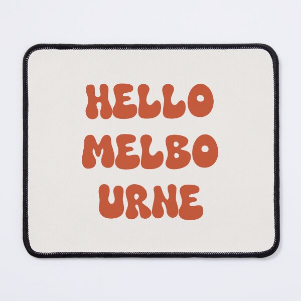 Item preview, Hello Melbourne Retro Typography Design designed and sold by RM-Journey.