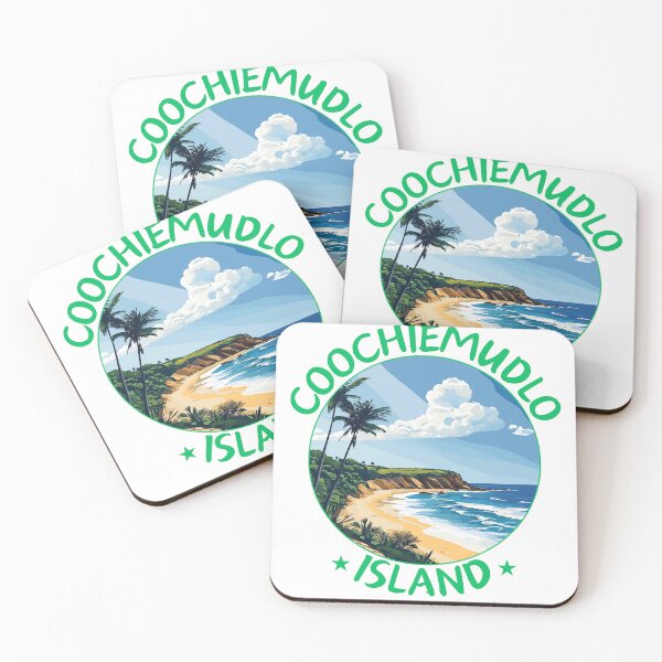 Item preview, Coochiemudlo Island in Queensland Australia Travel Art Badge designed and sold by MaateoDesign.