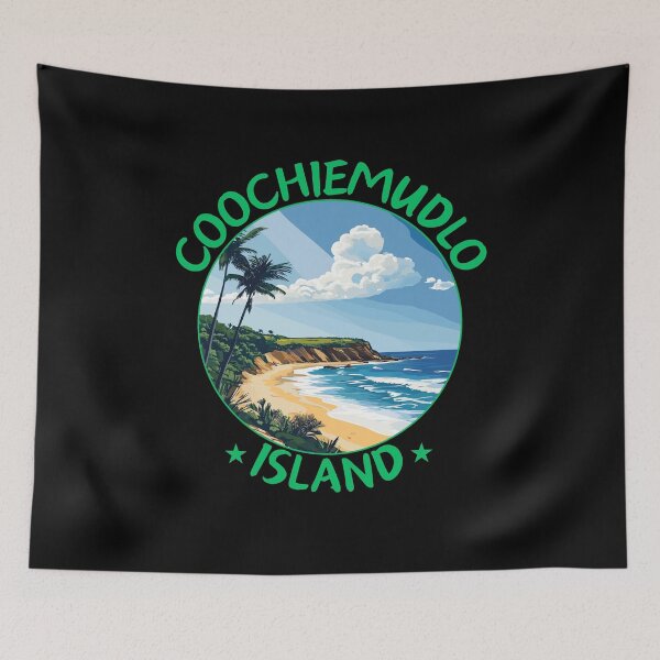 Item preview, Coochiemudlo Island in Queensland Australia Travel Art Badge designed and sold by MaateoDesign.